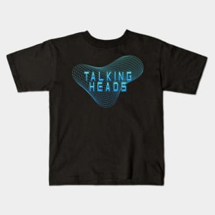 Geometric Line Talking Heads Kids T-Shirt